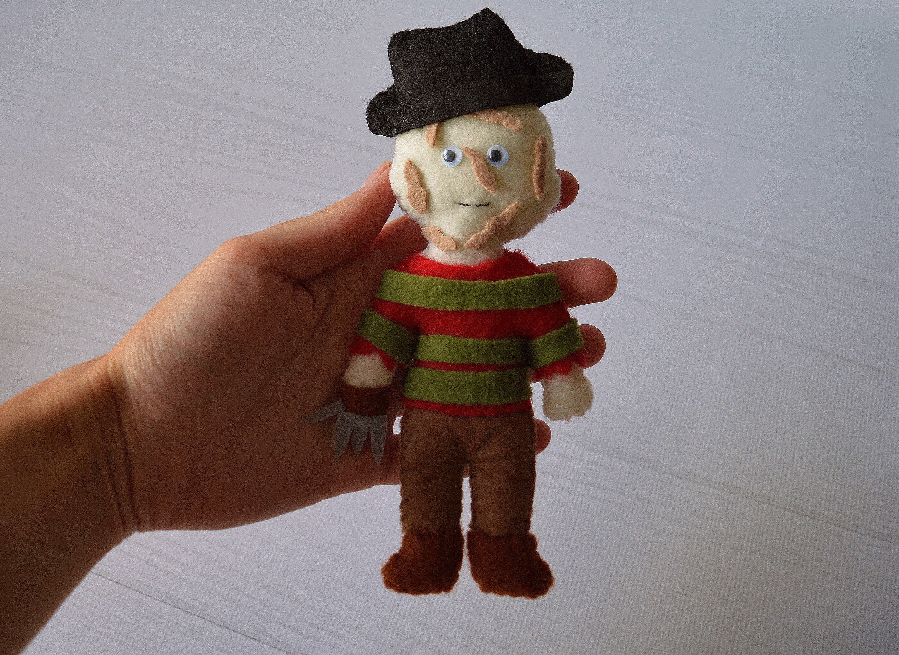 Freddy Krueger felt toy A Nightmare on Elm Street Gift for Etsy