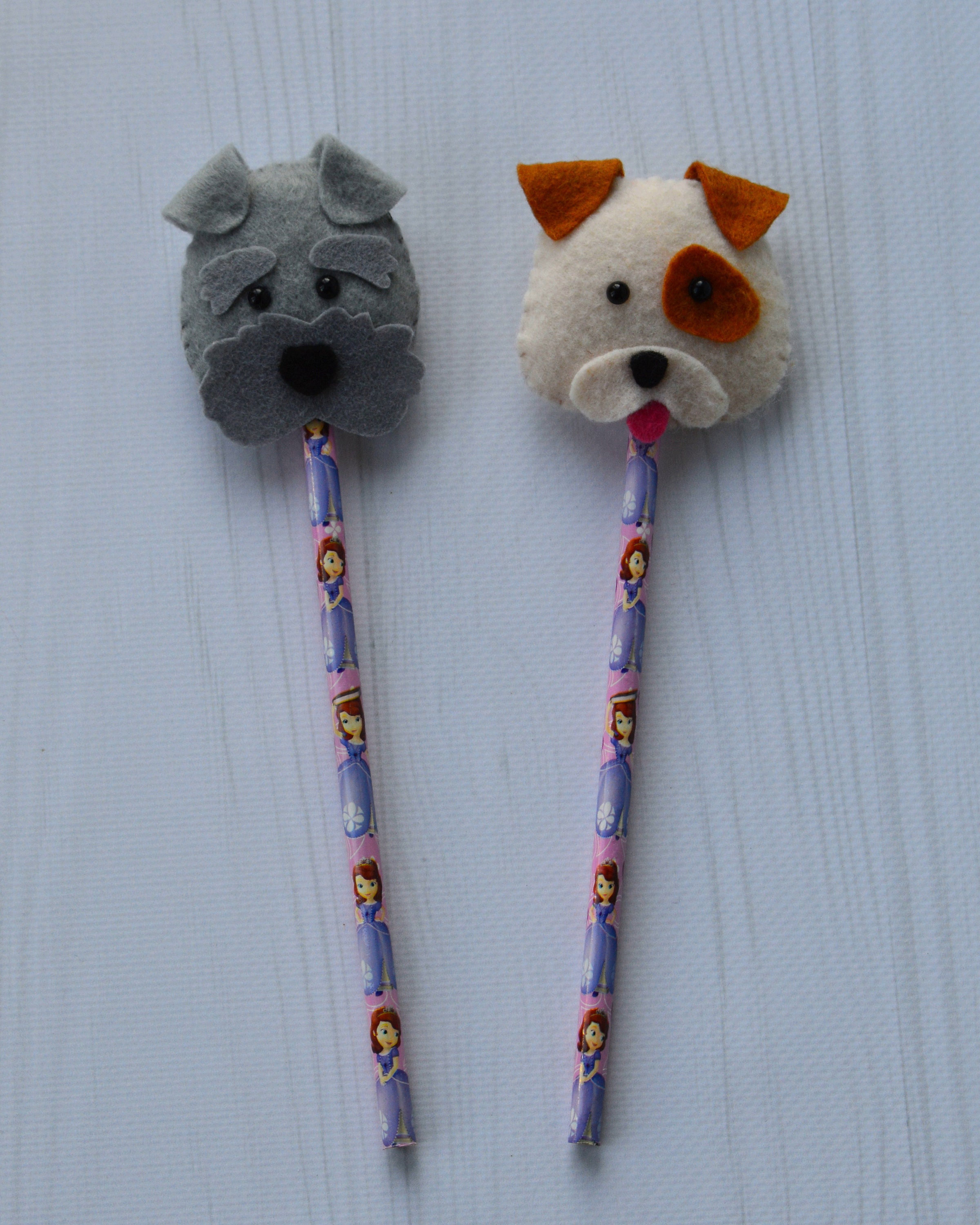 dog pencil toppers