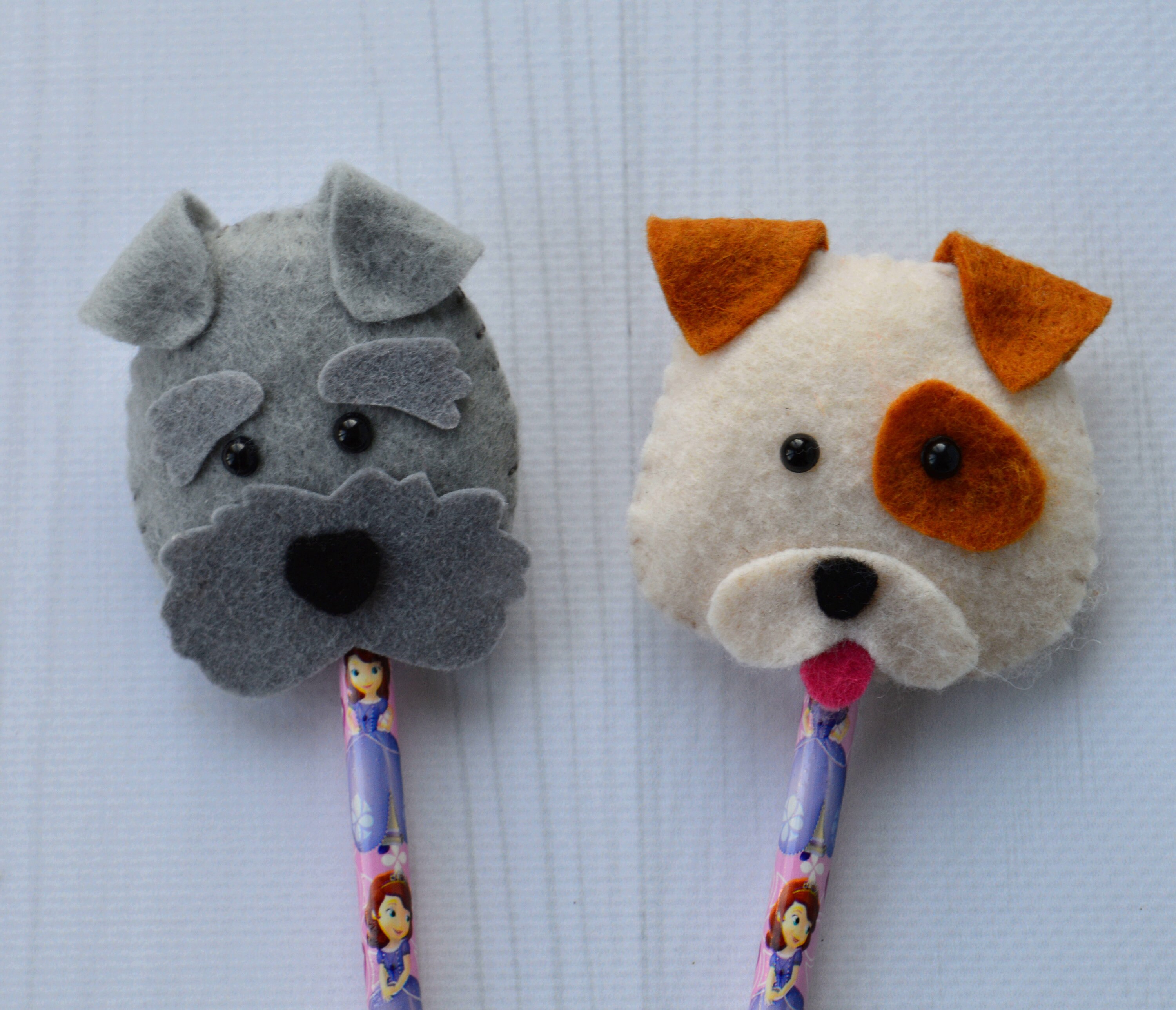 dog pencil toppers
