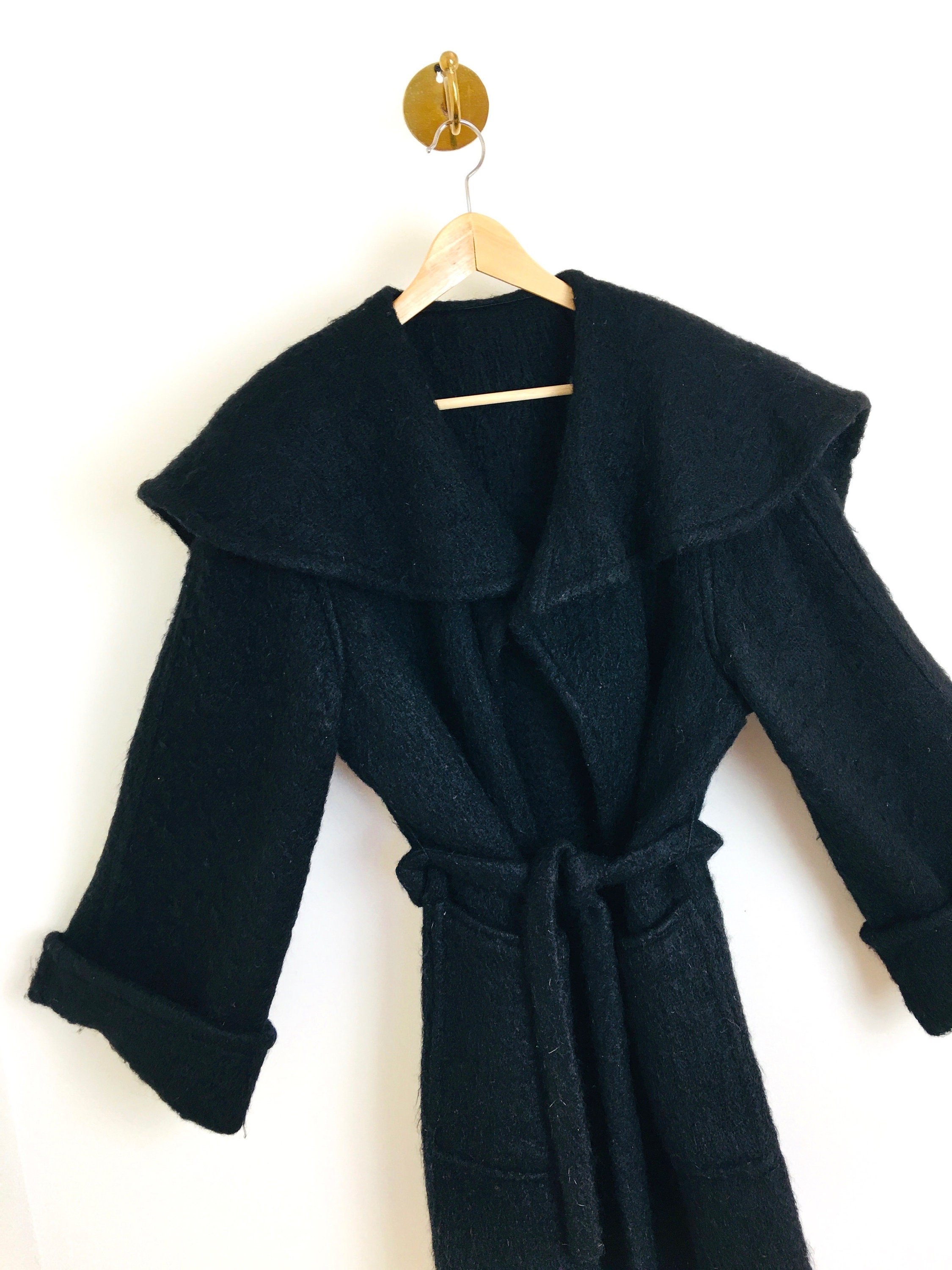 FACETASM WOOL SHAWL COLLAR COAT - greatriverarts.com