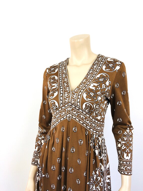 1970s Vintage PUCCI Style MAURICE Signature Dress - image 5