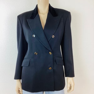 Vintage 1990s BOGY&#39;S Black TUXEDO BOYFRIEND Jacket