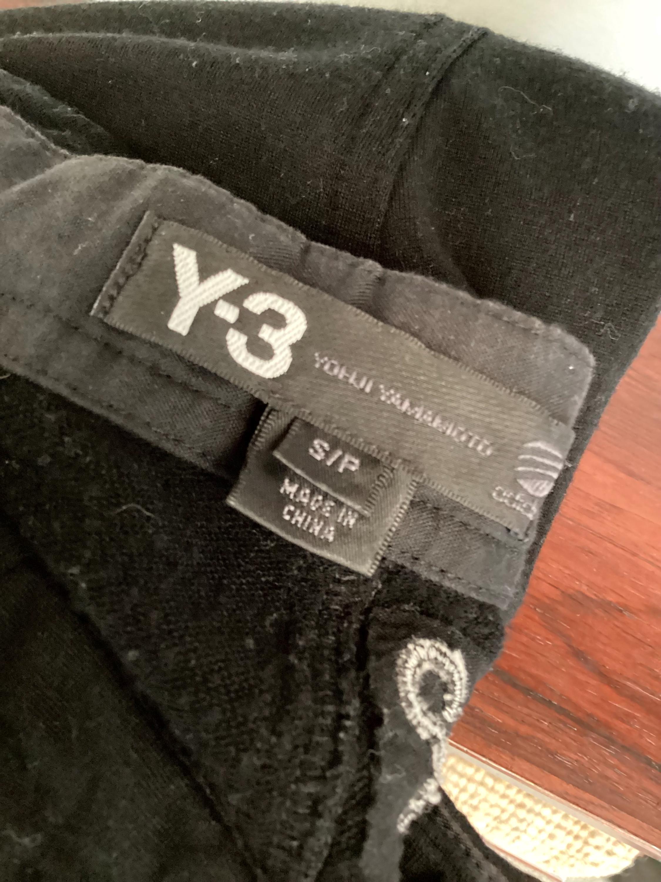 YOHJI YAMAMOTO X Adidas Y-3 Low Crotch Black Y-ME? Athletic Jogger