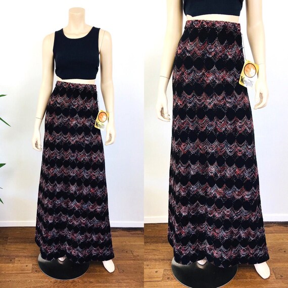 Vintage 1970s WENJILLI CHEVRON Weave BOHEMIAN Styl