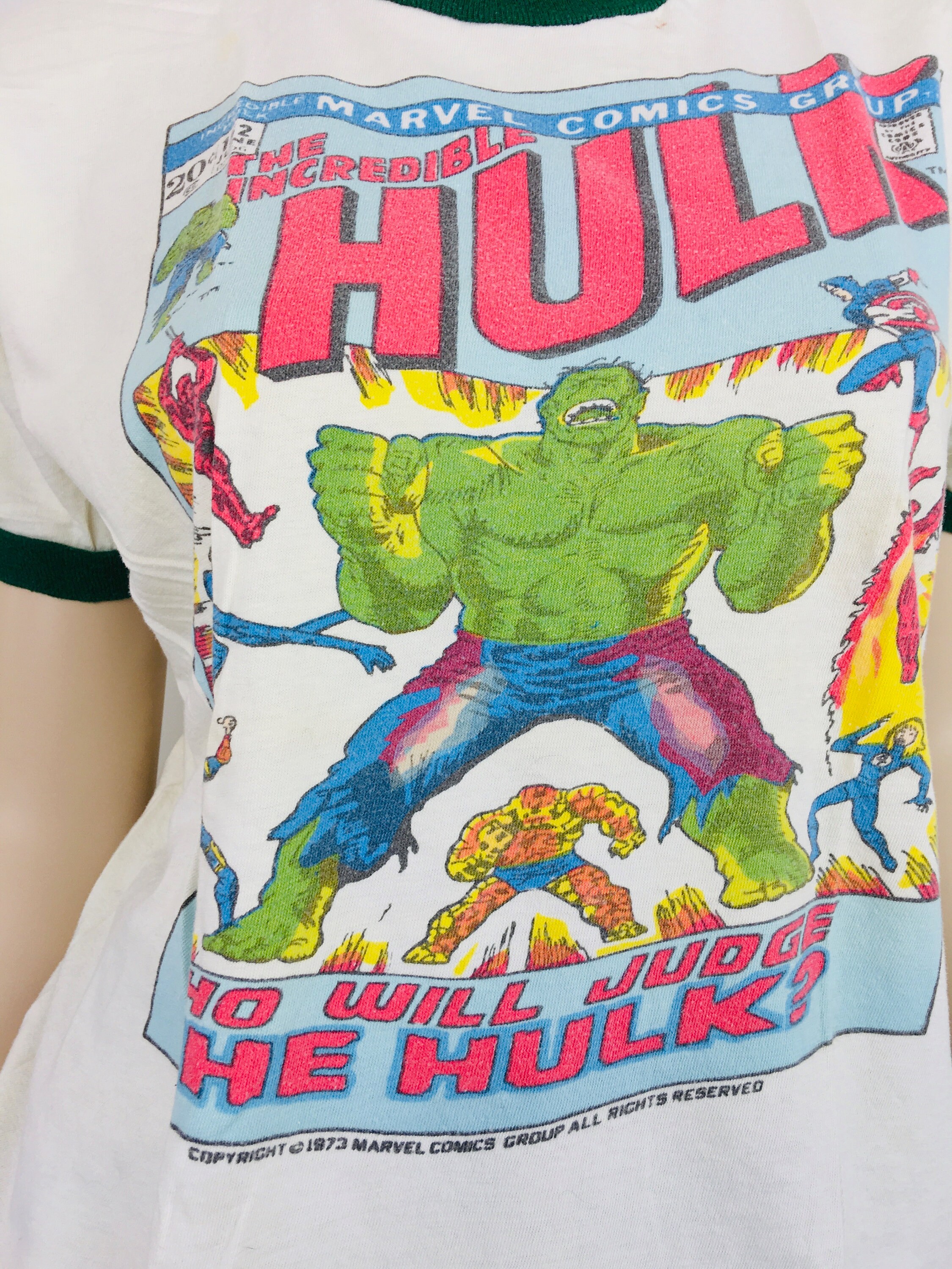 Vintage 1970s the INCREDIBLE HULK Marvel COMICS 152 June Cover Graphic ...