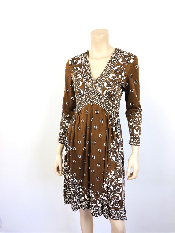 1970s Vintage PUCCI Style MAURICE Signature Dress - image 4