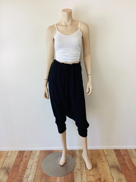 YOHJI YAMAMOTO X Adidas Y-3 Low Crotch Black Y-ME? Athletic Jogger