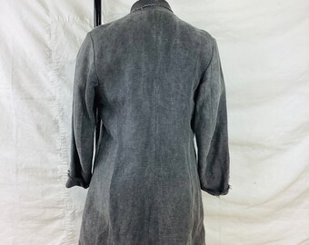 POEME BOHEMIEN Raw Edge Deconstructed Reversible Linen