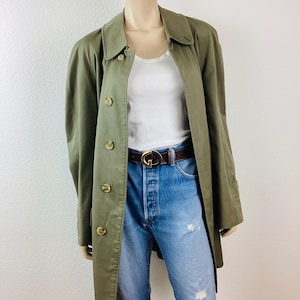 Vintage BURBERRYS ARMY GREEN  Coat / Jacket