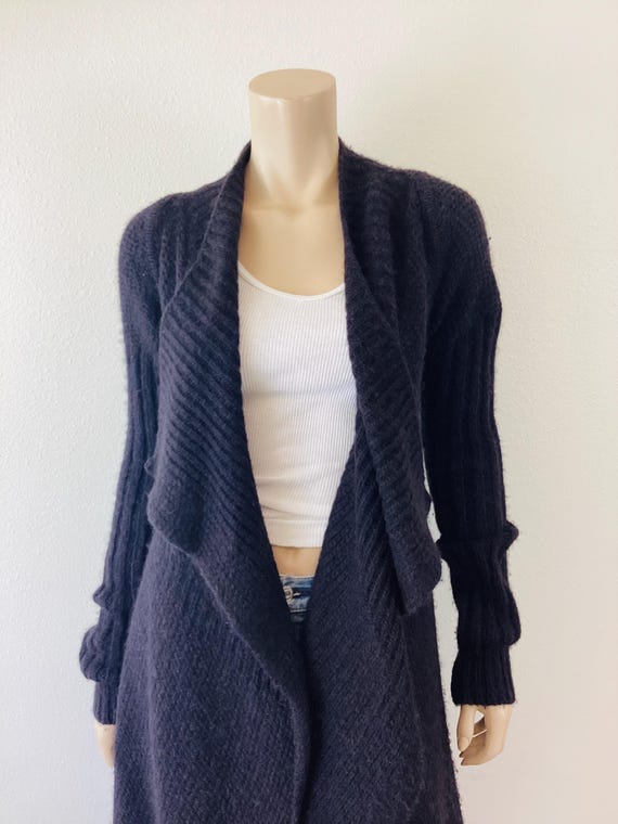 RICK OWENS Gleam Draped Open Front Asymmetrical S… - image 2