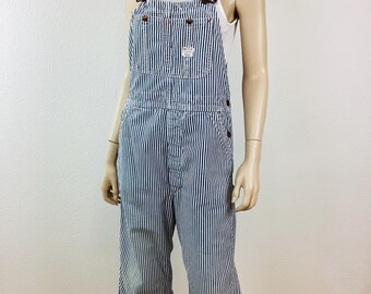 Vintage BIG MAC Sanforized ENGINEER / Hickory Stripe Denim