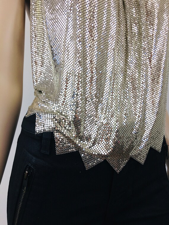 80s Silver Embellished Top 10