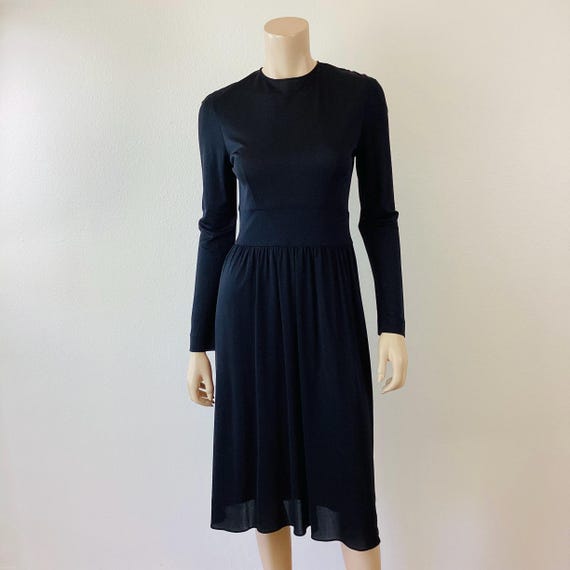 Emilio Pucci, Vintage 1960s EMILIO PUCCI Rare BLACK Minimalist Dress