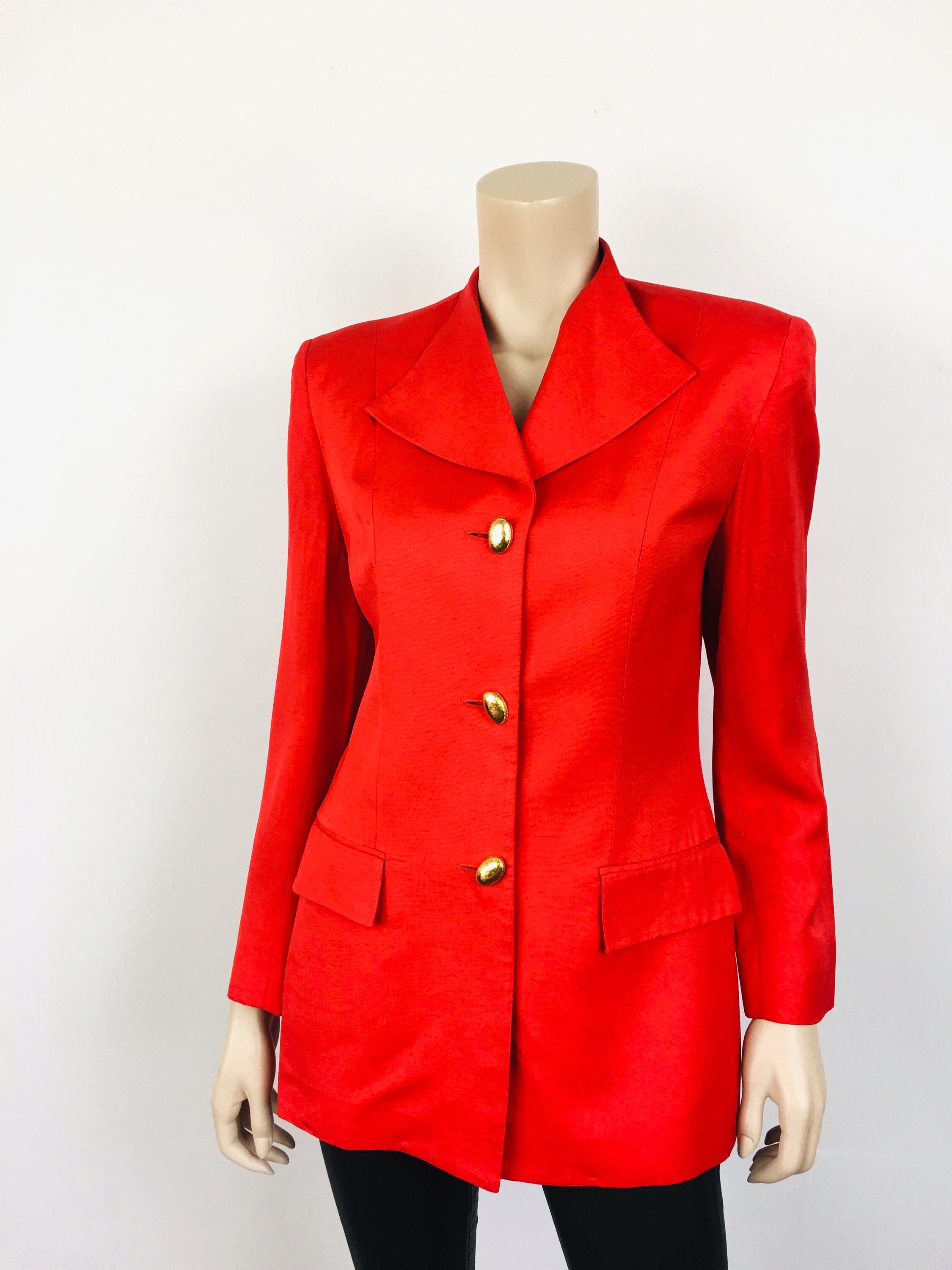 ジャケット・アウター 90s Christian Dior boa half coat wine L 541V55A1761X3468_E01?$