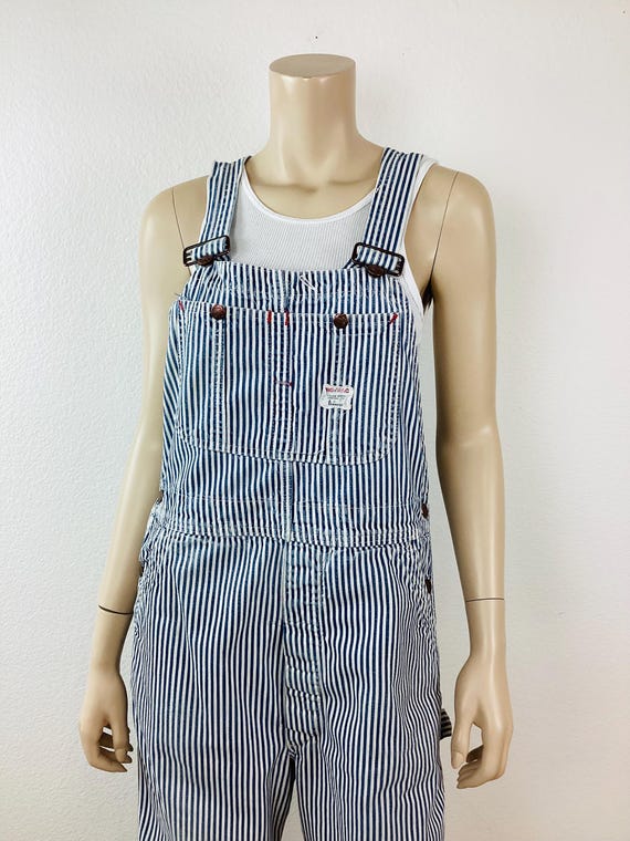 Vintage BIG MAC Sanforized ENGINEER / Hickory Stripe Denim