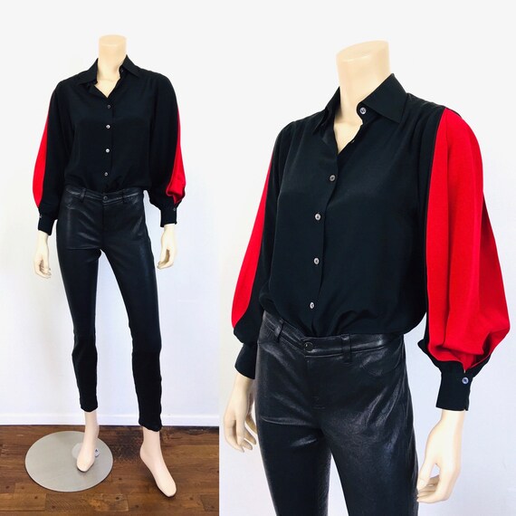 Vintage 1980s GIANFRANCO FERRE Huge BALLOON Sleeve