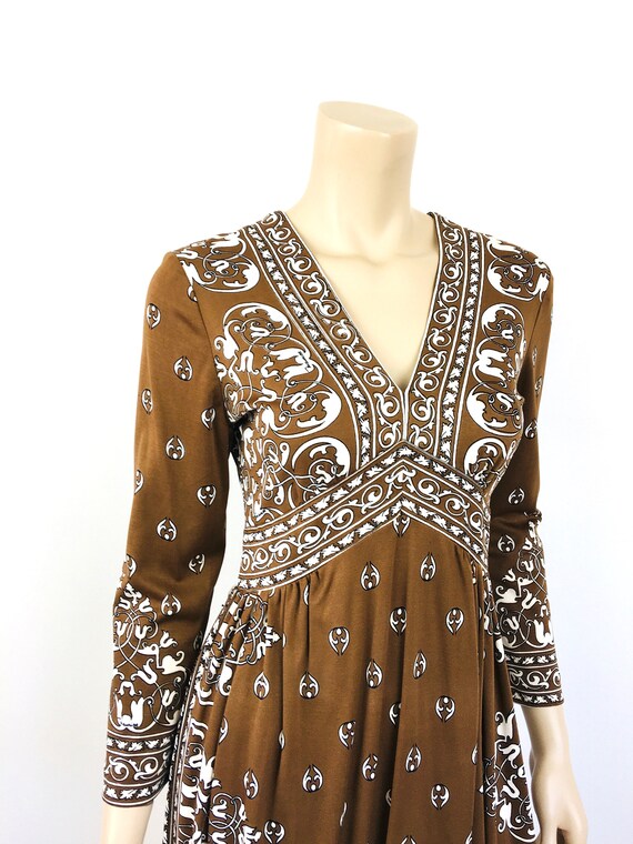 1970s Vintage PUCCI Style MAURICE Signature Dress - image 7