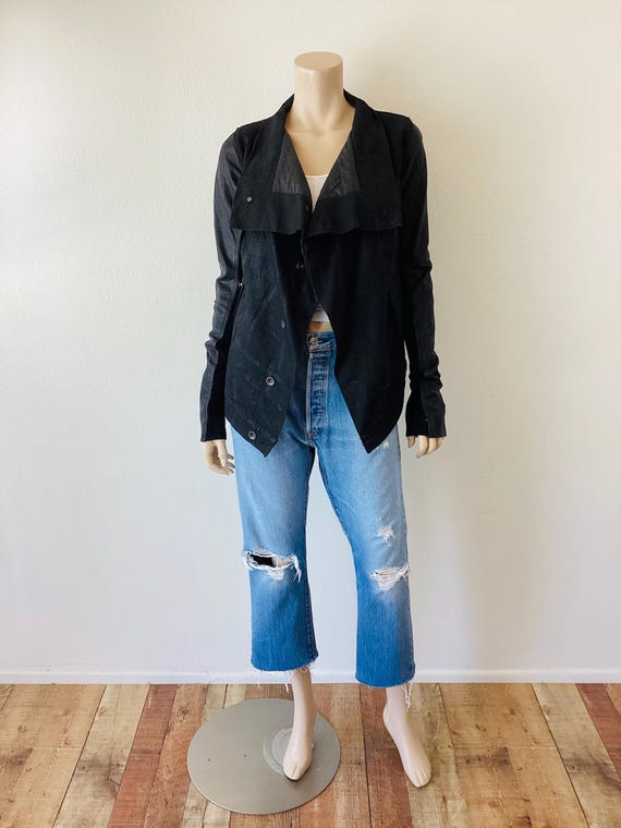 00s drkshdw leather denim jacket ジャケット DRKSHDW - 00s drkshdw leather denim jacket ジャケットの通販