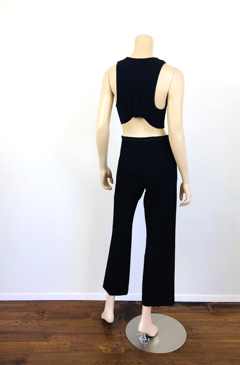 YOHJI YAMAMOTO Minimalist 2000s Black Trousers / Pants image 8