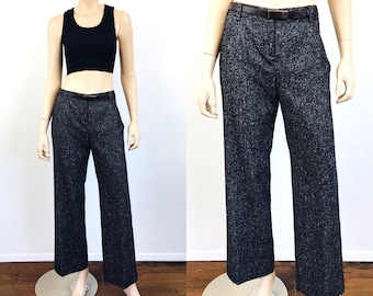 Tailored Straight Pants Black Virgin Wool Twill | DIOR