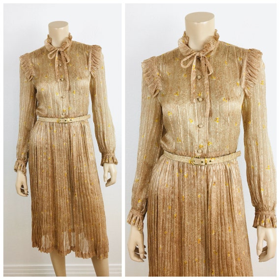 Vintage 1970s TED LAPIDUS Haute Couture Sheer SIL… - image 1