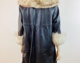 ジャケット・アウター CRUCIFIED FUR COAT Furrious Black Jacket