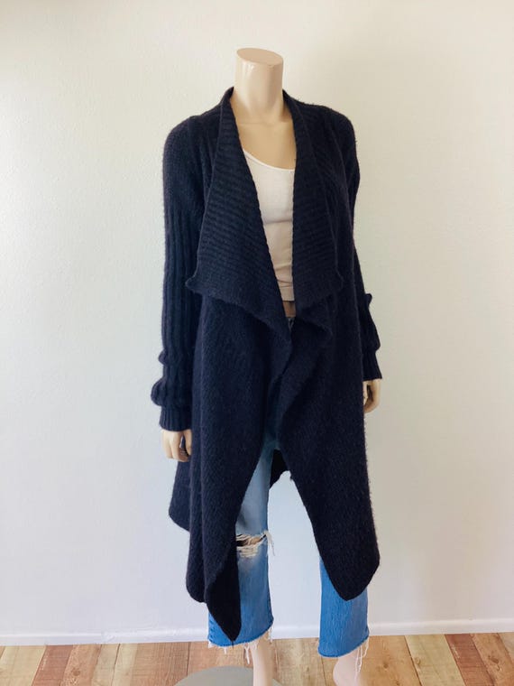 RICK OWENS Gleam Draped Open Front Asymmetrical S… - image 7