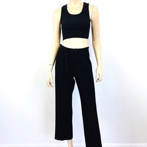 YOHJI YAMAMOTO Minimalist 2000s Black Trousers / Pants image 2