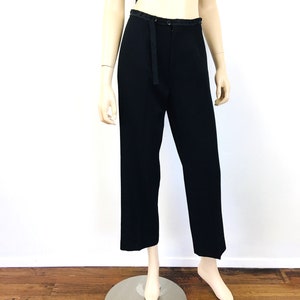YOHJI YAMAMOTO Minimalist 2000s Black Trousers / Pants image 6