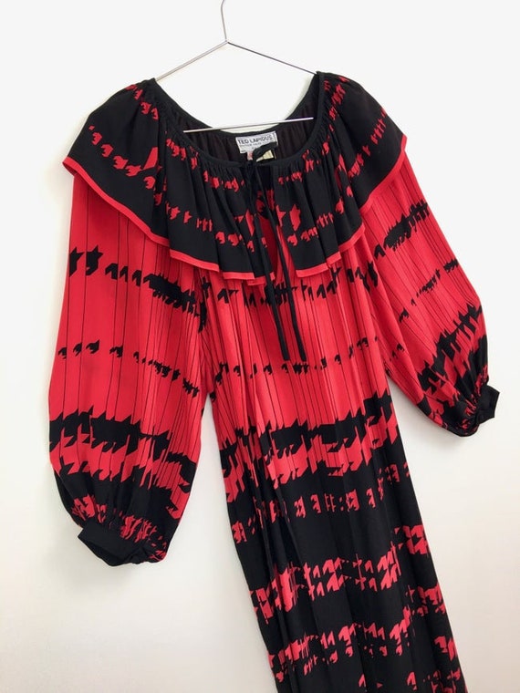 80s Vintage TED LAPIDUS BALLOON Sleeve Oversized H