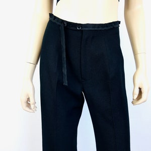 YOHJI YAMAMOTO Minimalist 2000s Black Trousers / Pants image 4