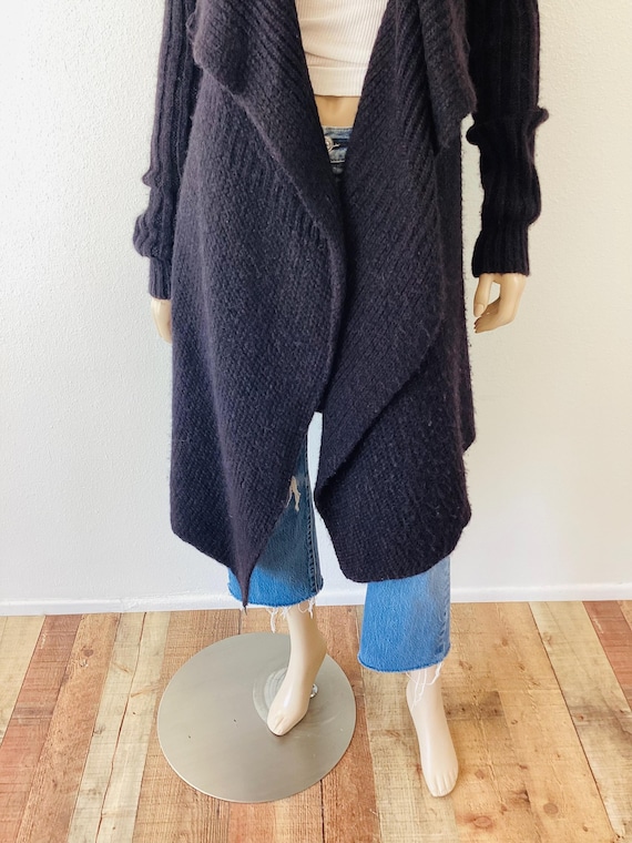 RICK OWENS Gleam Draped Open Front Asymmetrical S… - image 3