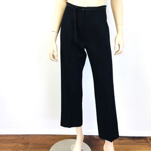 YOHJI YAMAMOTO Minimalist 2000s Black Trousers / Pants image 3