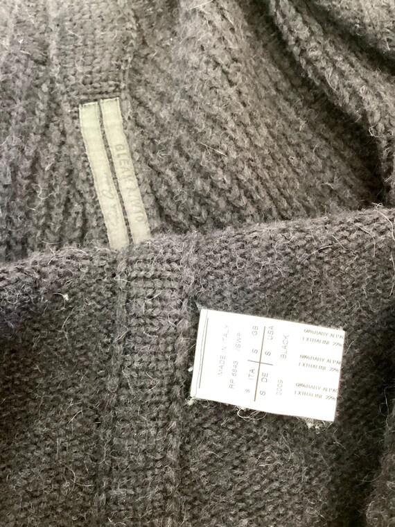 RICK OWENS Gleam Draped Open Front Asymmetrical S… - image 10