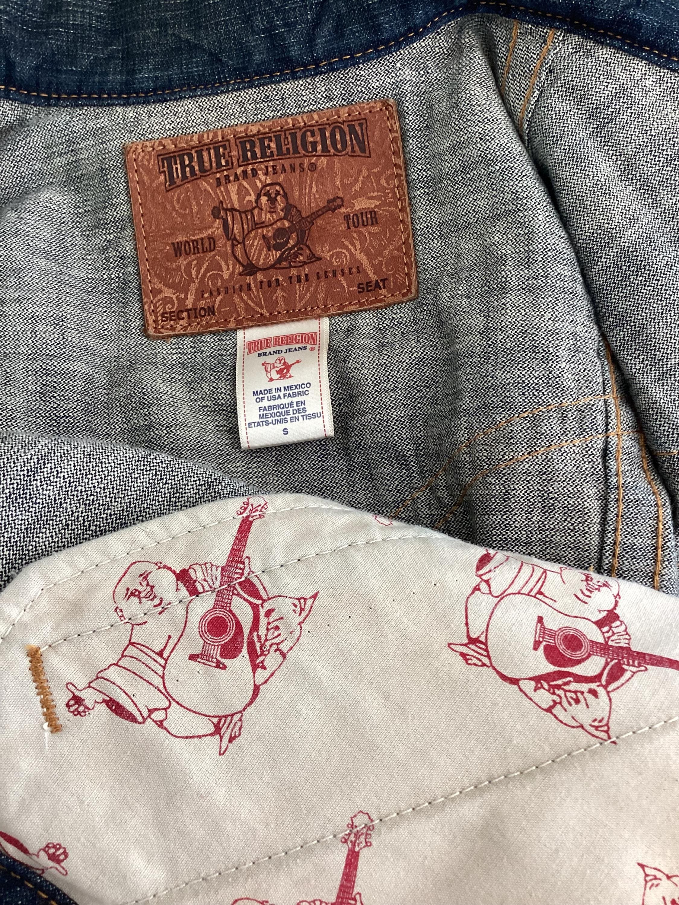 TRUE RELIGION Denim & SERAPE Jean Jacket - Etsy