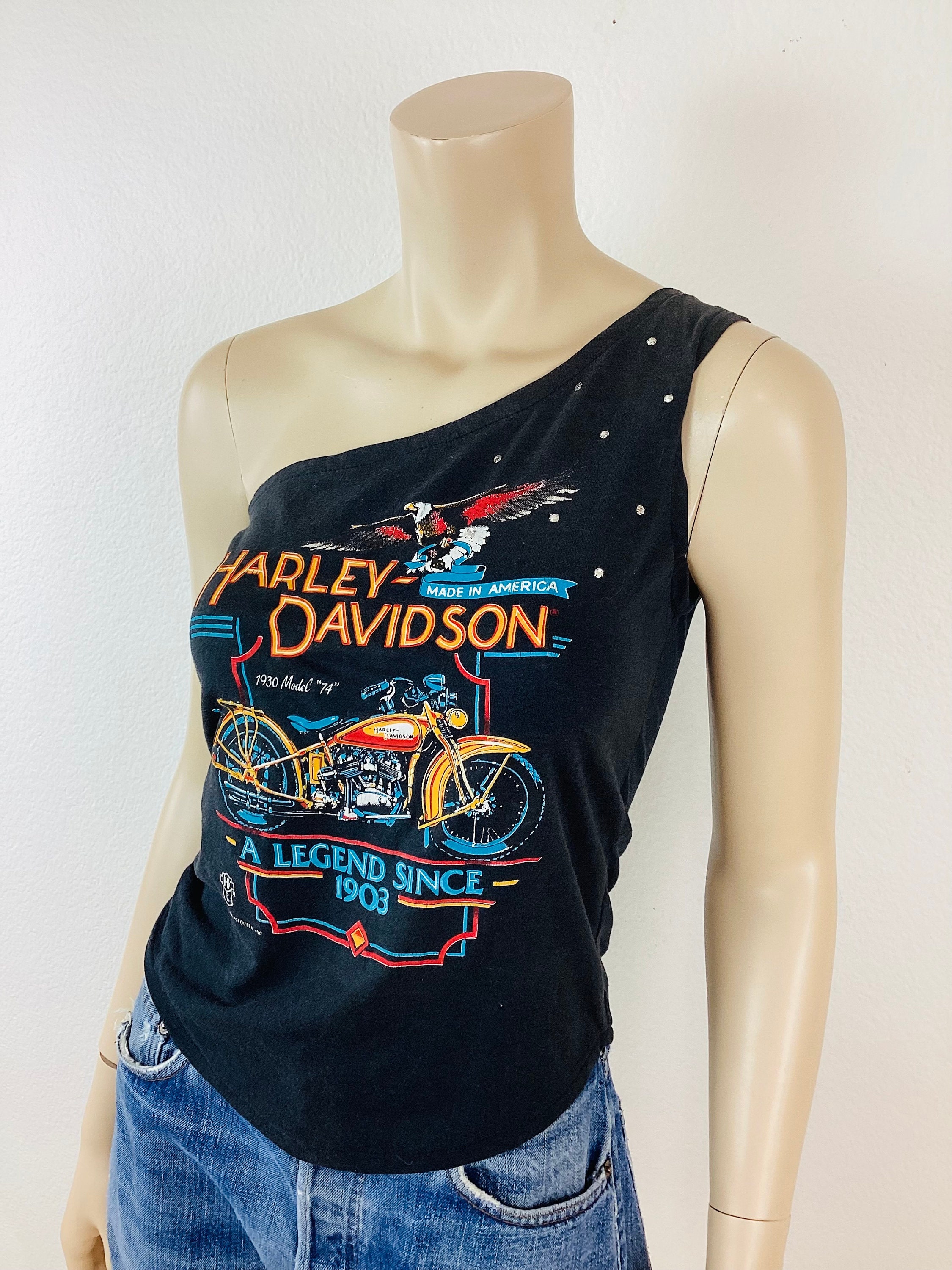 Vintage Harley Davidson Hooded Sweatshirt - Etsy