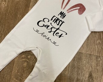 my 1st easter sleepsuit