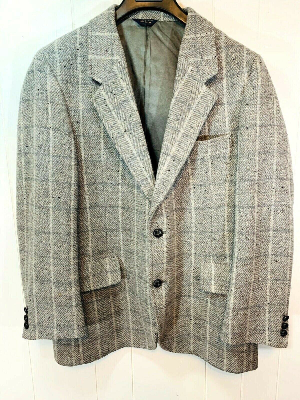 Vintage Pendleton Wool Western Sport Coat Jacket Blazer Gray | Etsy