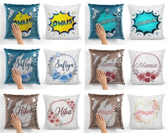 boys sequin cushion