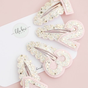 Barrette d'anniversaire, 1er anniversaire, 2e anniversaire, 3e anniversaire, éclat de gâteau, accessoire de smash de gâteau, accessoire photo d'anniversaire