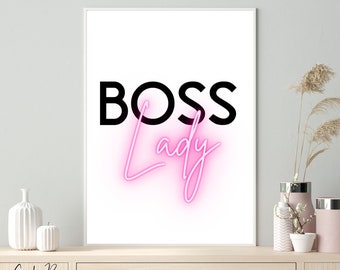 Boss Lady Neon Sign - Etsy