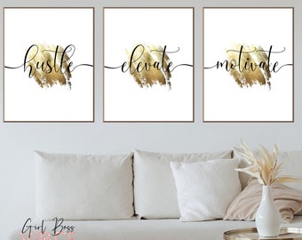 Song Lyrics Wall Art Home Decor Beyonce Wall Print DIVA is a Female version of a Hustler Digital Print