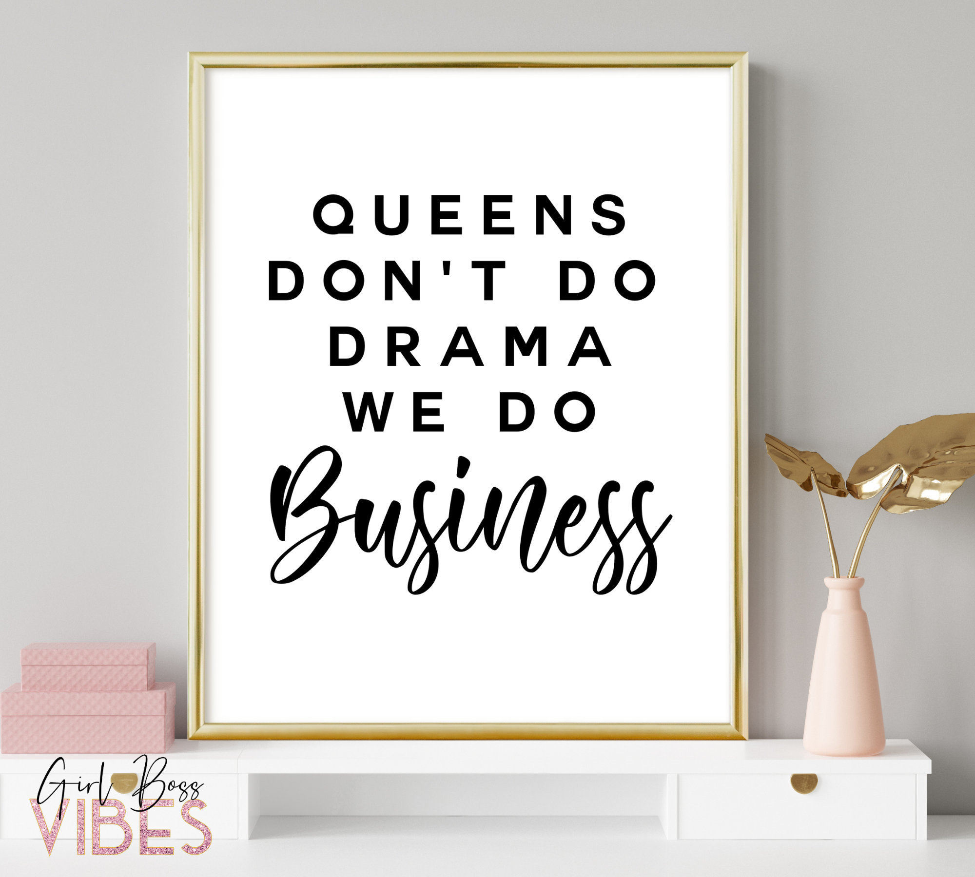 Lady Boss Wall Art Boss Lady Quotes Printable - Etsy