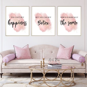 Med Spa Botox & Fillers Printable Wall Art Download