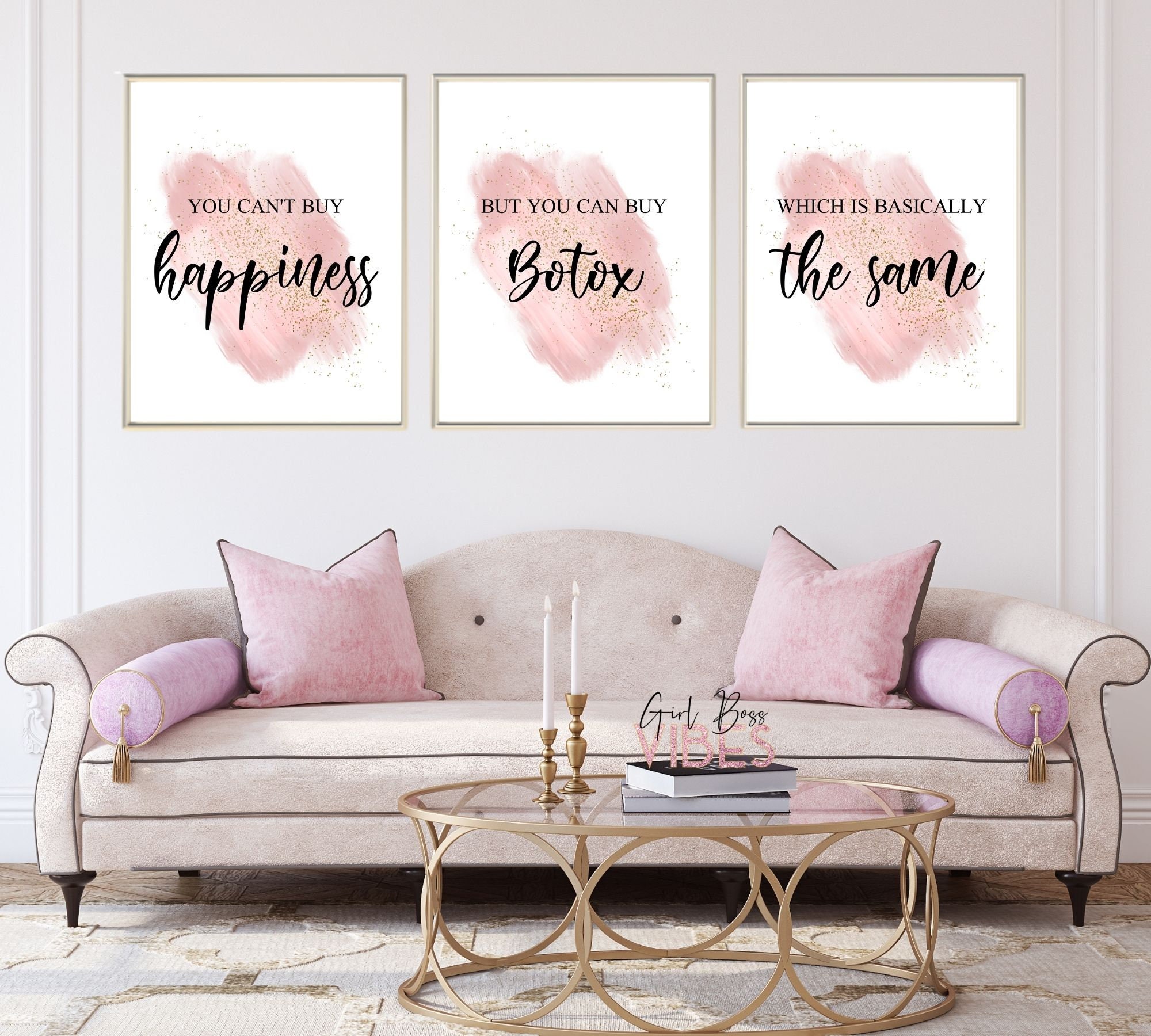 Med Spa Botox & Fillers Printable Wall Art Download