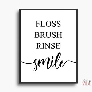 Zahnarztpraxis Kunst, Printable, Dental Decor, Zahnheilkunde, Lächeln Zitat, Zahnarztpraxis Druck, Sofort Download