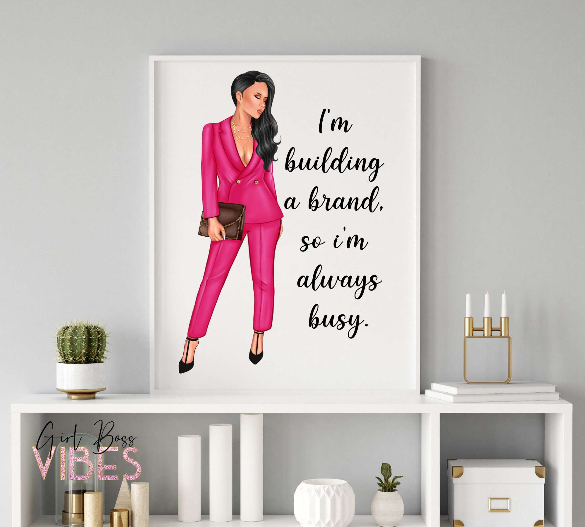 Lady Boss Wall Art Boss Lady Quotes Printable | Etsy