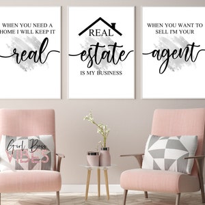 Real Estate Printable Wall Decor for Realtors, Download