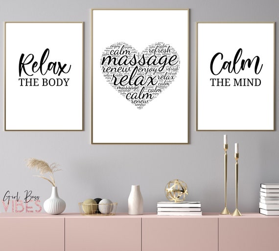Massage Therapy Decor Printable Wall Art Spa Décor Singapore - Spa Room Wall Decor Massage Therapy Decor Printable Wall Art Spa Décor Singapore - Spa Room Wall Decor