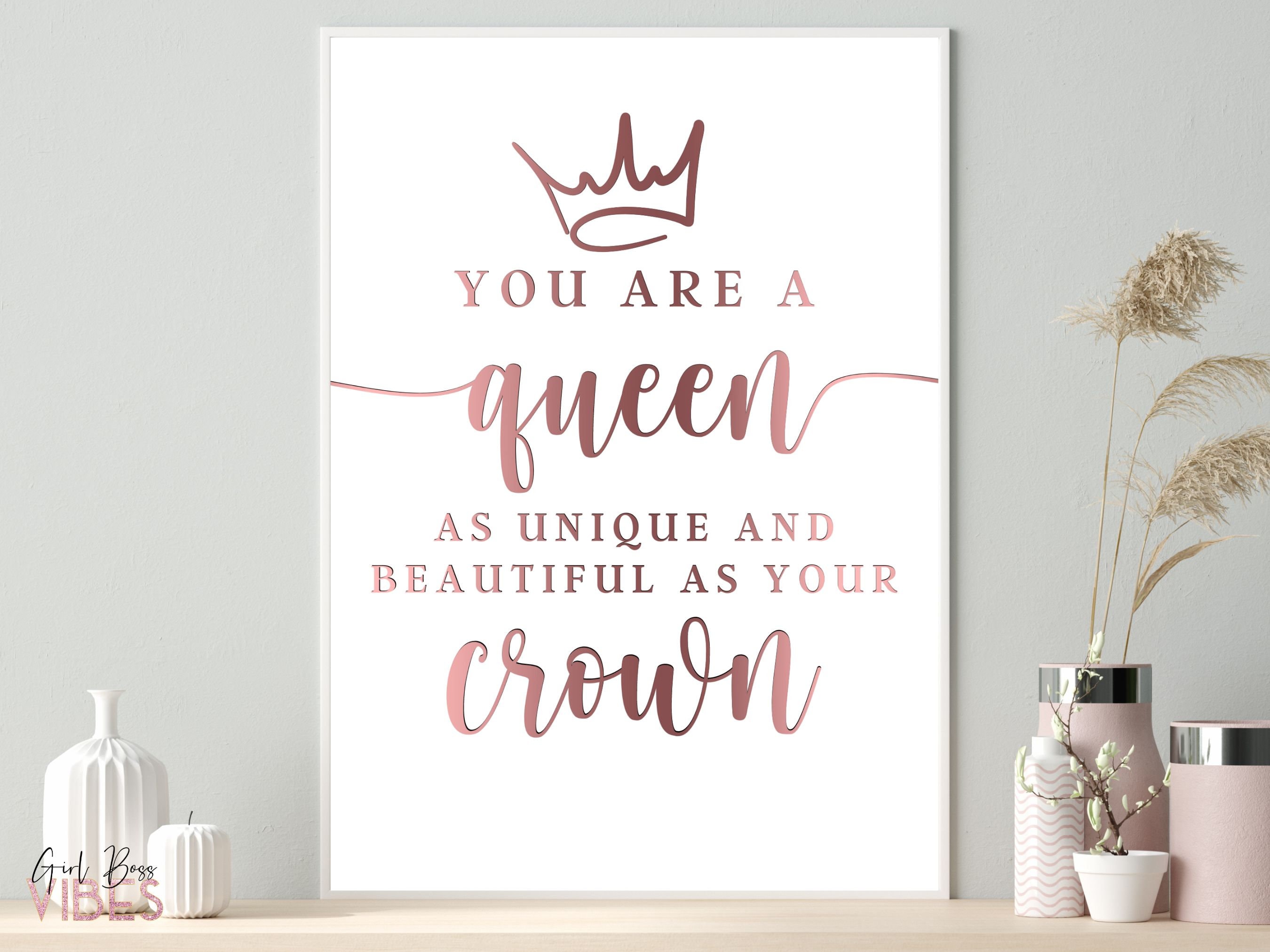 queen of nothing quote | Art Board Print